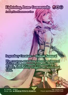 MTG FF 孤高の戦士 ライトニング foil
