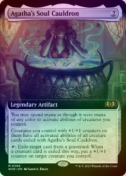 MTG アガサの魂の大釜 FOIL 日本語版 拡張アート WOE