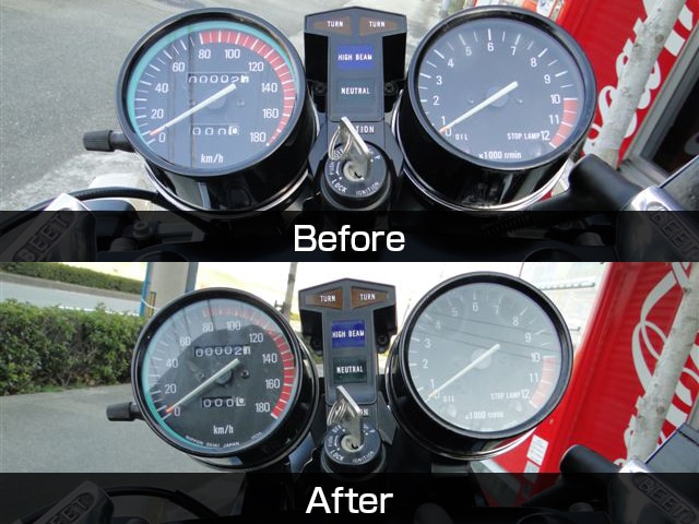 Z400FX/Z400J/Z550FX メーターアップ用ブラケット(メーターアップ