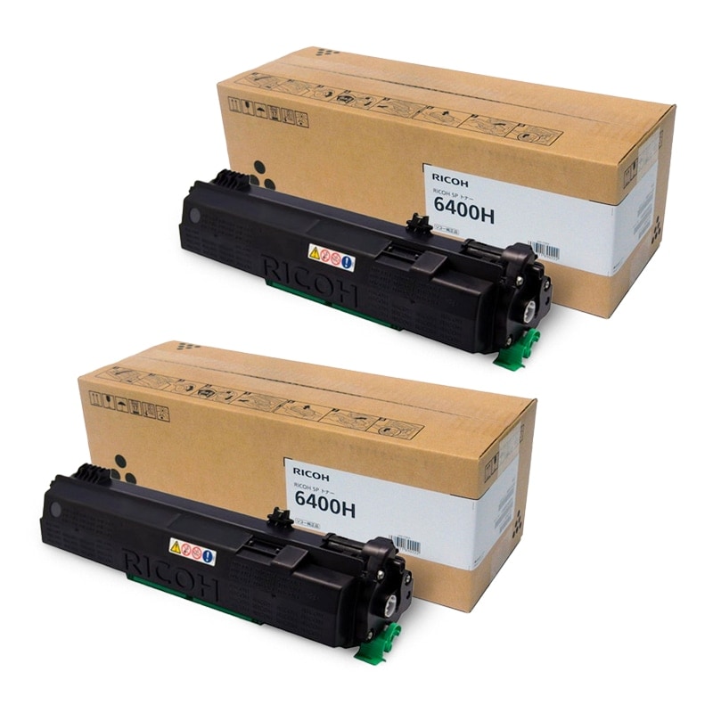 リコー トナー6400H 2本 RICOH SP トナー 6400S 純正（6400H 同型式