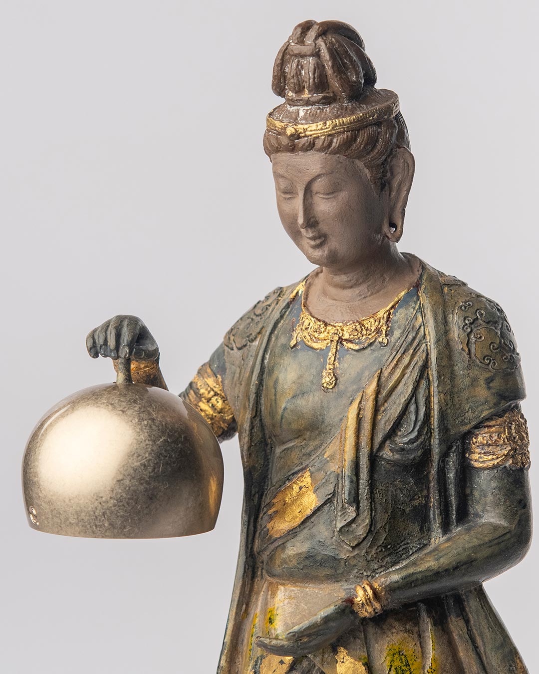 仏像】音声菩薩 天上の響き 喜多敏勝原型 | 日本の手技,高岡銅器の仏像
