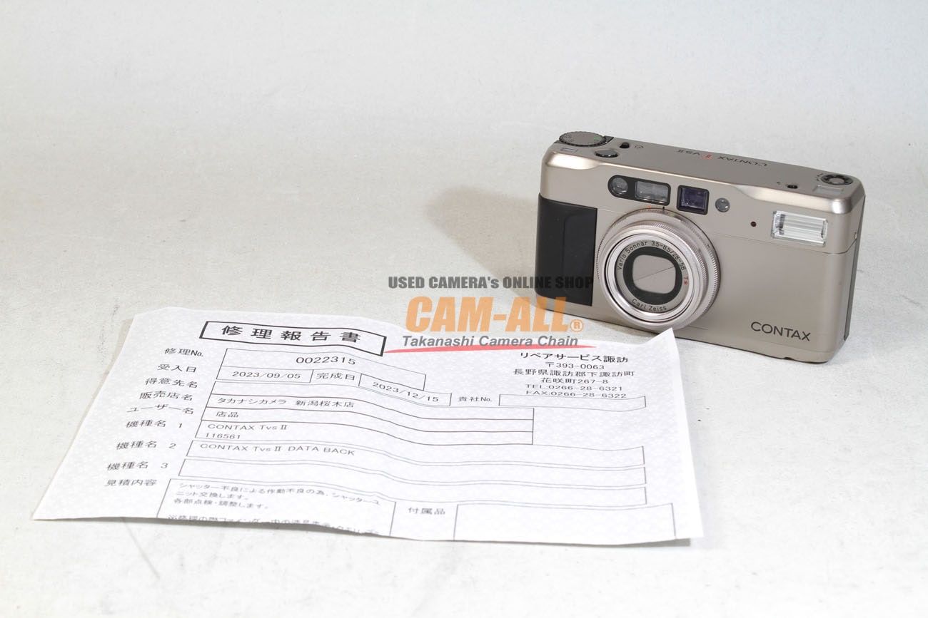 CONTAX TVS Ⅱ 整備済み美品 Amazon.com : Contax TVS II 35 mm Camera