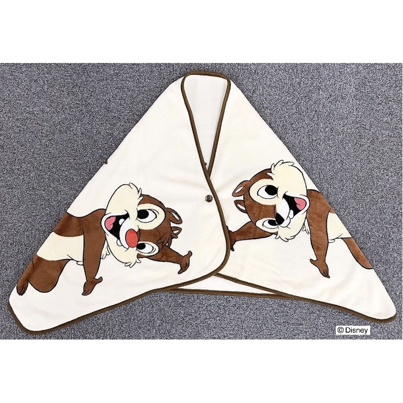 数量限定】ディズニー／チップ＆デール 肩掛けブランケット【公式