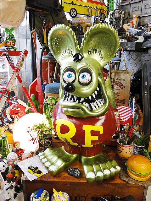 Rat Fink ラットフィンク 特大貯金箱 60CM ブラック Rat Fink 特大