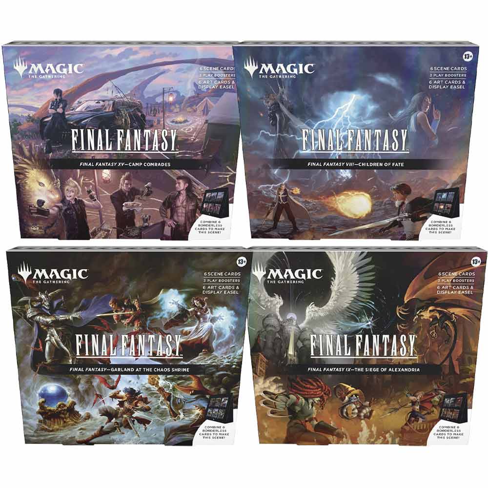 ファイナルファンタジー シーンボックス 日本語 4種4個セット MTG FF