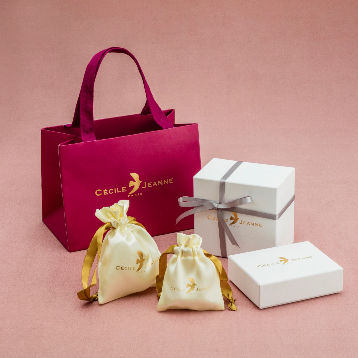 未使用級 セシルエジャンヌ ラ・コロンブ ブローチ 鳩 ハト 24金