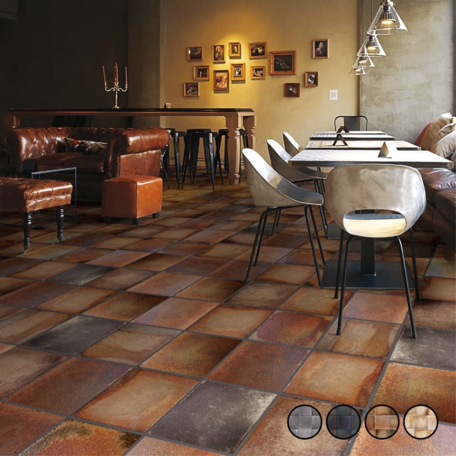 おしゃれでちょっとこだわりの床材,タイル,外床(グリップ）,300角が