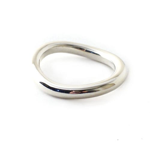 LINK SINGLE RING CURVED 佐藤健さん・星野さん着用 の販売【CHARCOAL