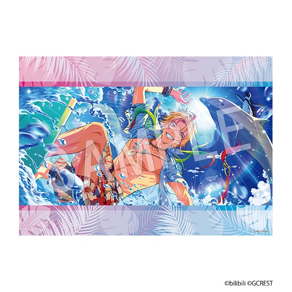 ゆめくろエミリオアクリッチブロックB2布ポスター中外アクリルブロック