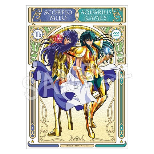 聖闘士星矢 B2布ポスター ミロ&カミュ | さ行,聖闘士星矢