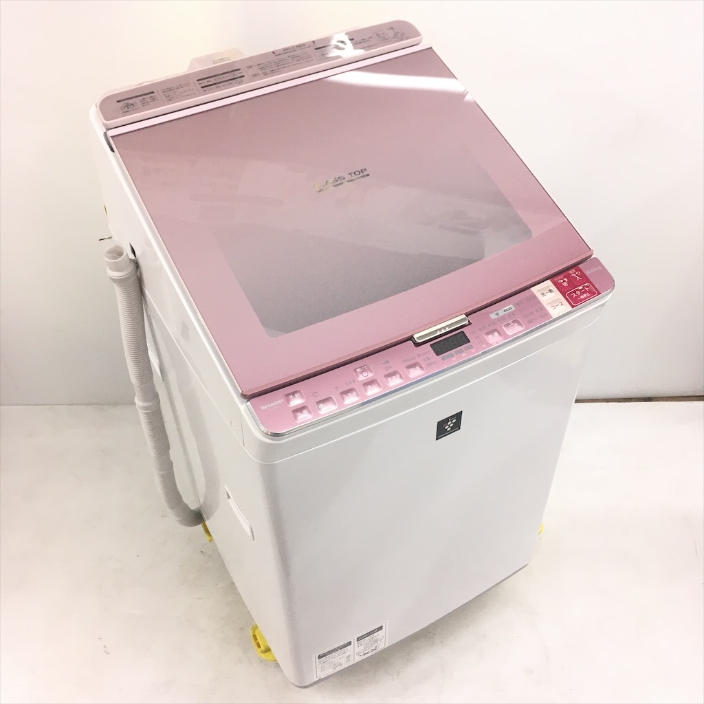 中古 近郊送料格安 洗濯8.0kg 乾燥4.5kg 全自動洗濯乾燥機 シャープ ES