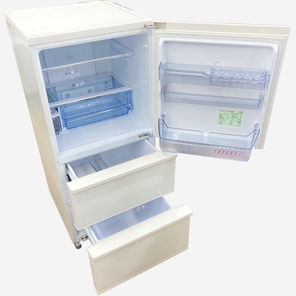 2019年製 AQUAアクア冷凍冷蔵庫AQR-SV24HBK(W)