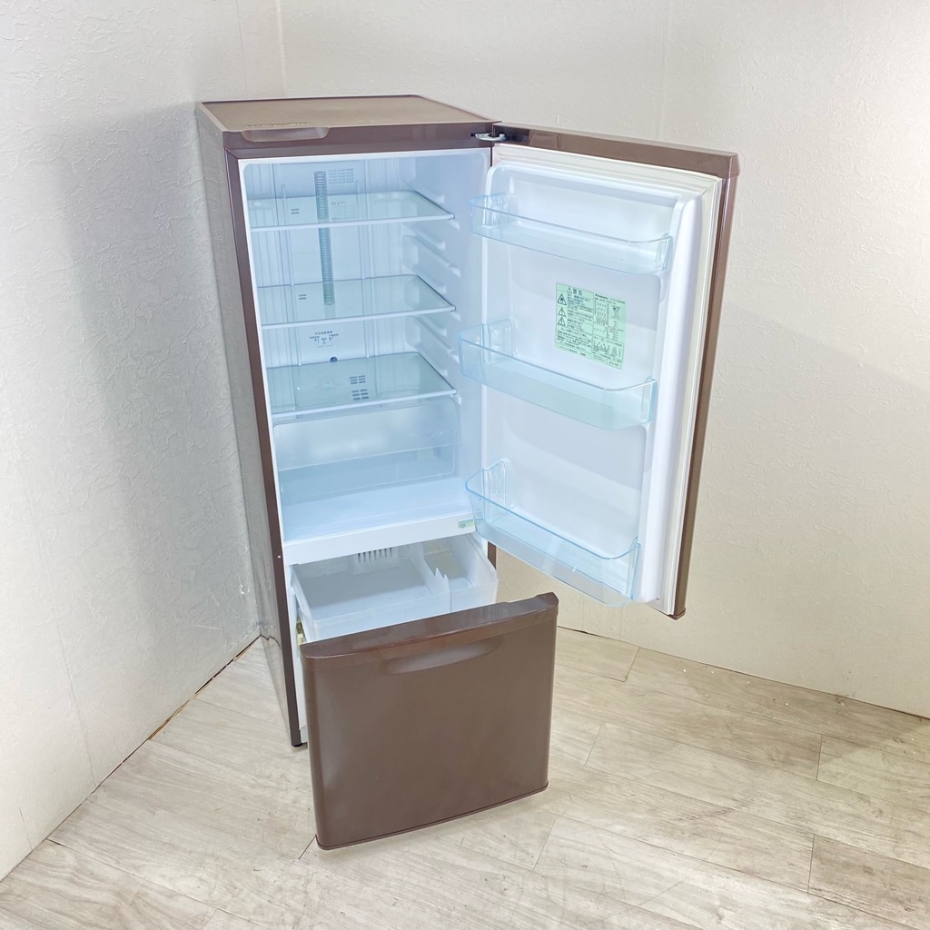 Panasonic 冷蔵庫 168L ブラウン 2ドア