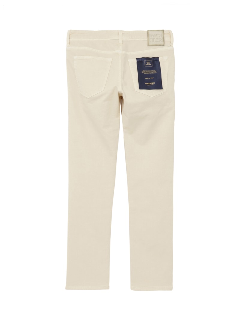 INCOTEX BLUE DIVISION スリムテーパード ストレッチカラーツイル