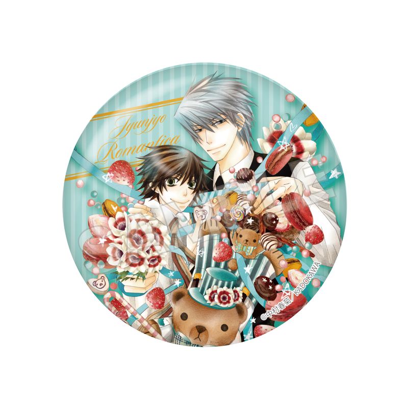 純情ロマンチカ』メタリック缶バッジ 01 宇佐見秋彦＆高橋美咲 | 人気