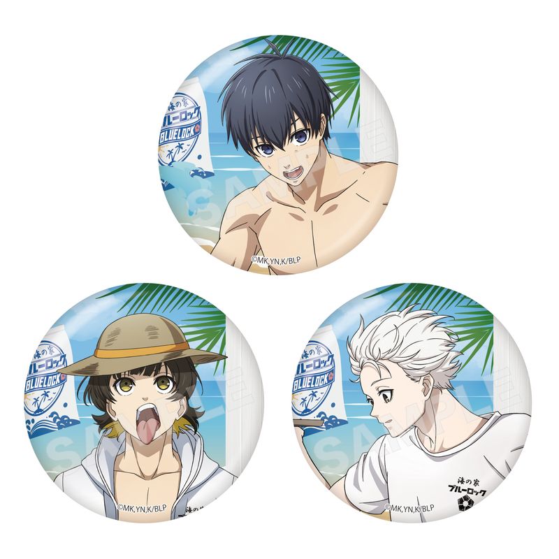 ブルーロック』海の家 メタリック缶バッジ 第1弾 全5種 コンプリート