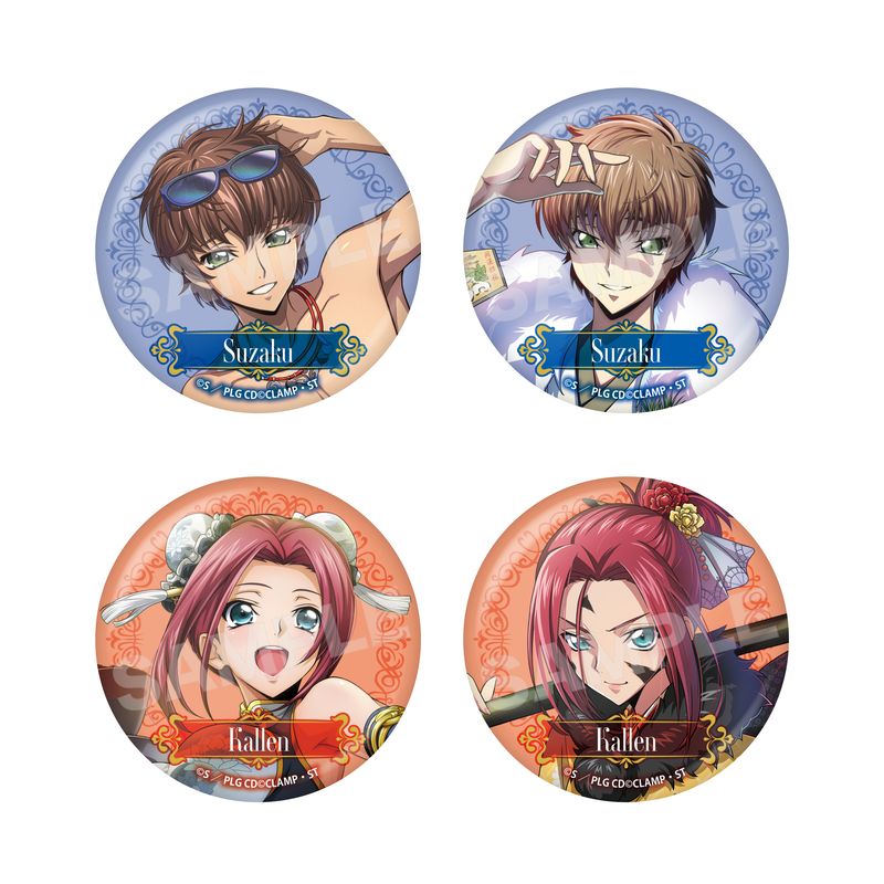コードギアス反逆のルルーシュ 枢木スザク 缶バッジ コードギアス 反逆