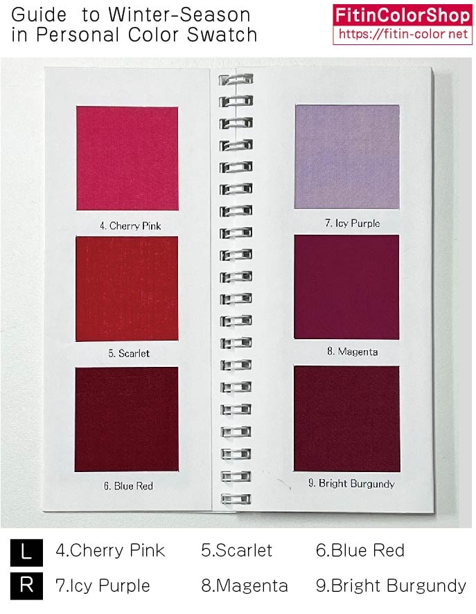 パーソナルカラー診断用プレミアムスウォッチ（パーソナルカラー色見本