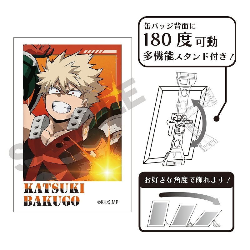 爆豪勝己 原作缶バッジ 第6弾 爆豪勝己 原作缶バッジ 第6弾 爆豪勝己