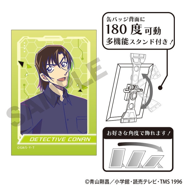 名探偵コナン 缶バッジ 怪盗キッド 海外 Doll 名探偵コナン 缶バッジ