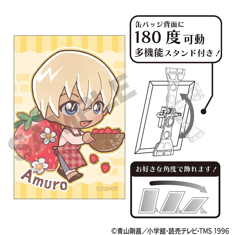 名探偵コナン CoCo壱 ココイチ カレー 缶バッジ 安室透 希少 レア 名