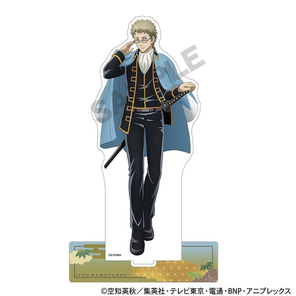 銀魂 ステンドグラス 銀時 土方 アクリルキーホルダー 2点セット 坂田