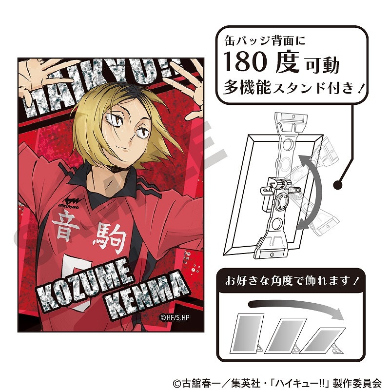ハイキュー ナンジャタウン オーロラ缶バッジ レア 缶バッチ