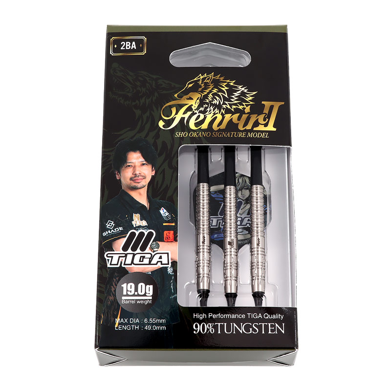 12/5まで！　TIGA Fenrir2 フェンリル2 岡野翔モデル　セット ダーツ > ソフトダーツ > ブランド【タ行】 > ティガ > TIGA(ティガ