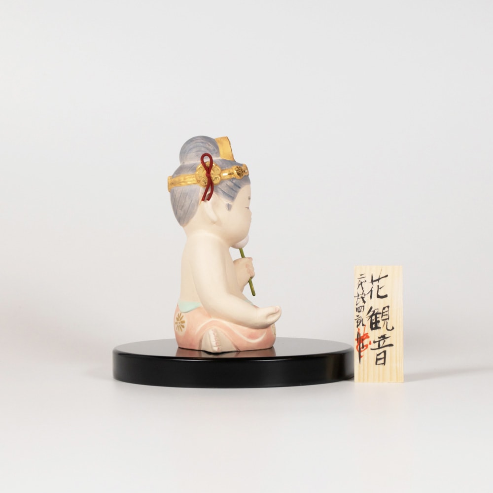 博多人形.人形師.戸畑茂四郎作運輸大臣賞受賞.銀の道 博多