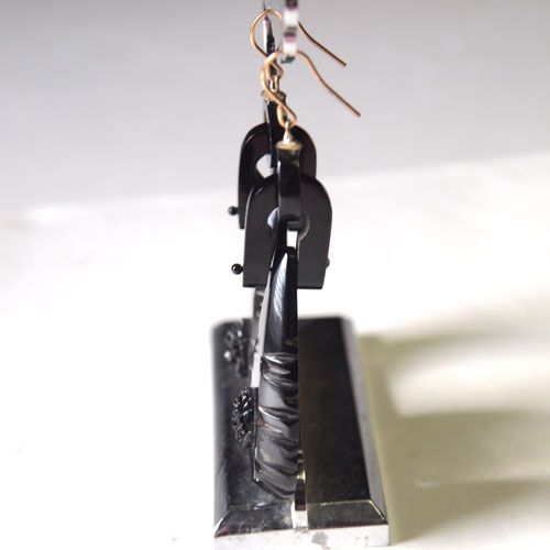 ヴィクトリアンジェット ビッグサイズ ピアス