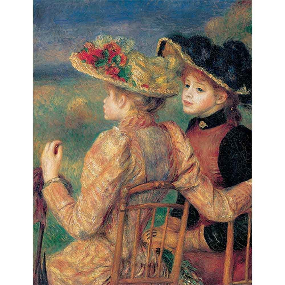 座っている2人の少女 【8号】 ピエール＝オーギュスト・ルノワール