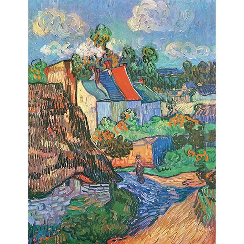 オーヴェルの家々 【6号】 フィンセント・ファン・ゴッホ 【 額縁が