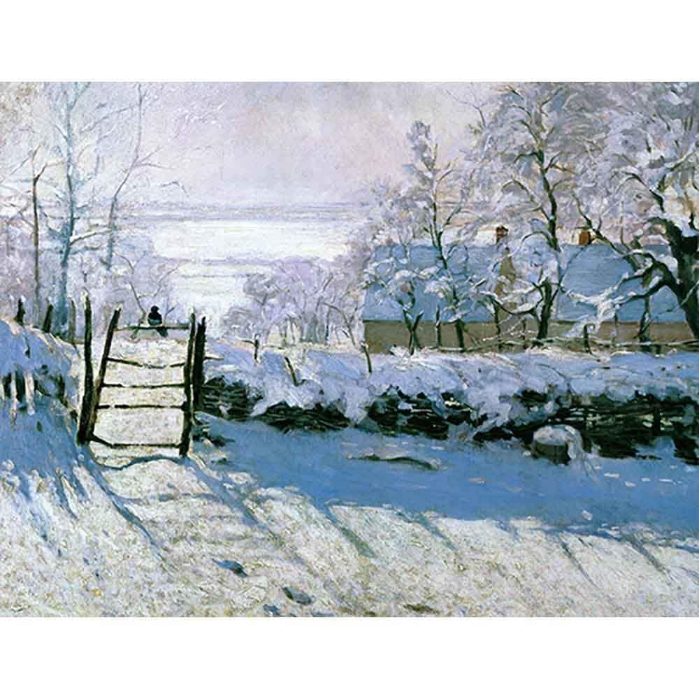 かささぎ 【20号】 クロード・モネ 【 額縁が選べる 額入り 複製画