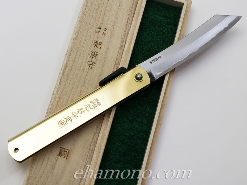 限定品】かね駒 肥後守 特選青紙割込5寸 ジャンボ～Higonokami Knife