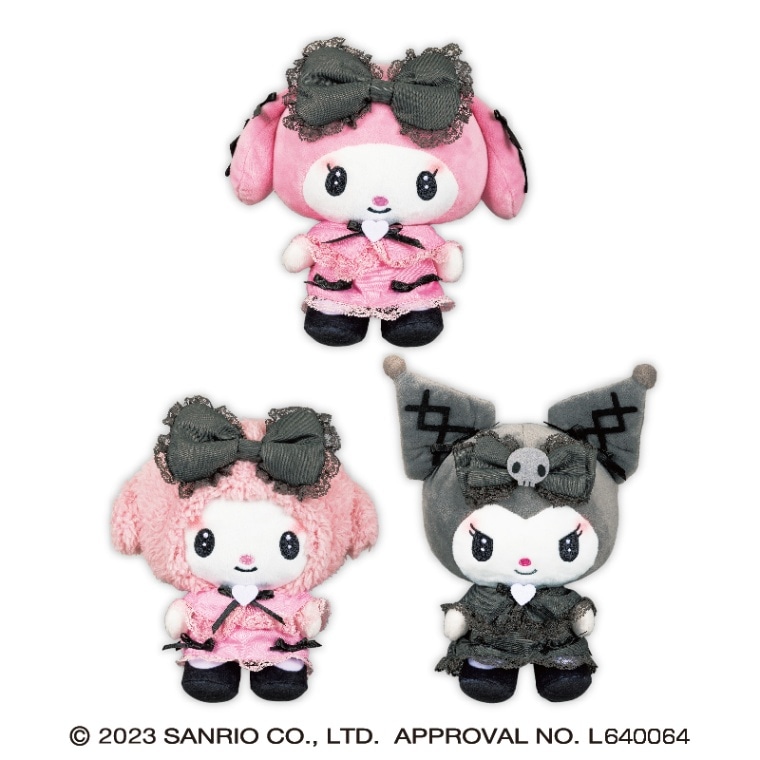 真夜中のメロクロスペシャル ぬいぐるみセット マイメロディ クロミ 2