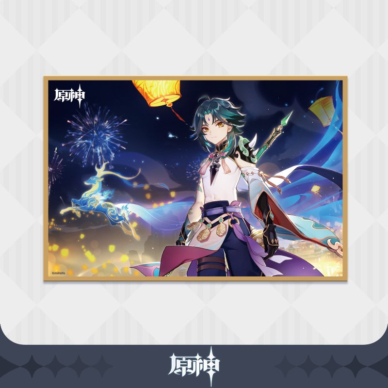 原神 色紙 Genshin 明霄、海に昇りて 原神,キャラグッズ fantasy