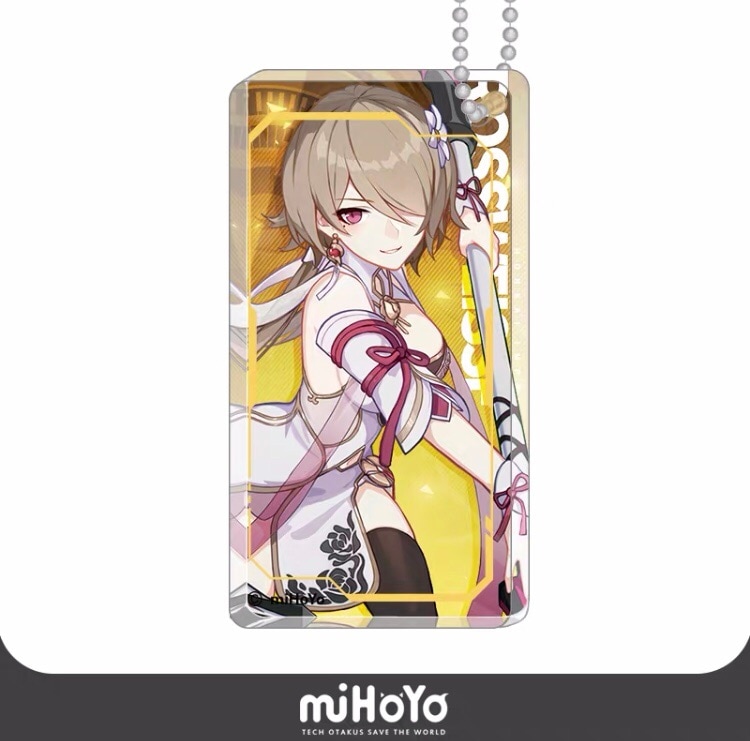 崩壊3rd 戦乙女キャラカード 厚アクリル キーホルダー&スタンド両用