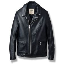 LJM-1TFL タイトフィット サイドベルト ライダースジャケット -ロング