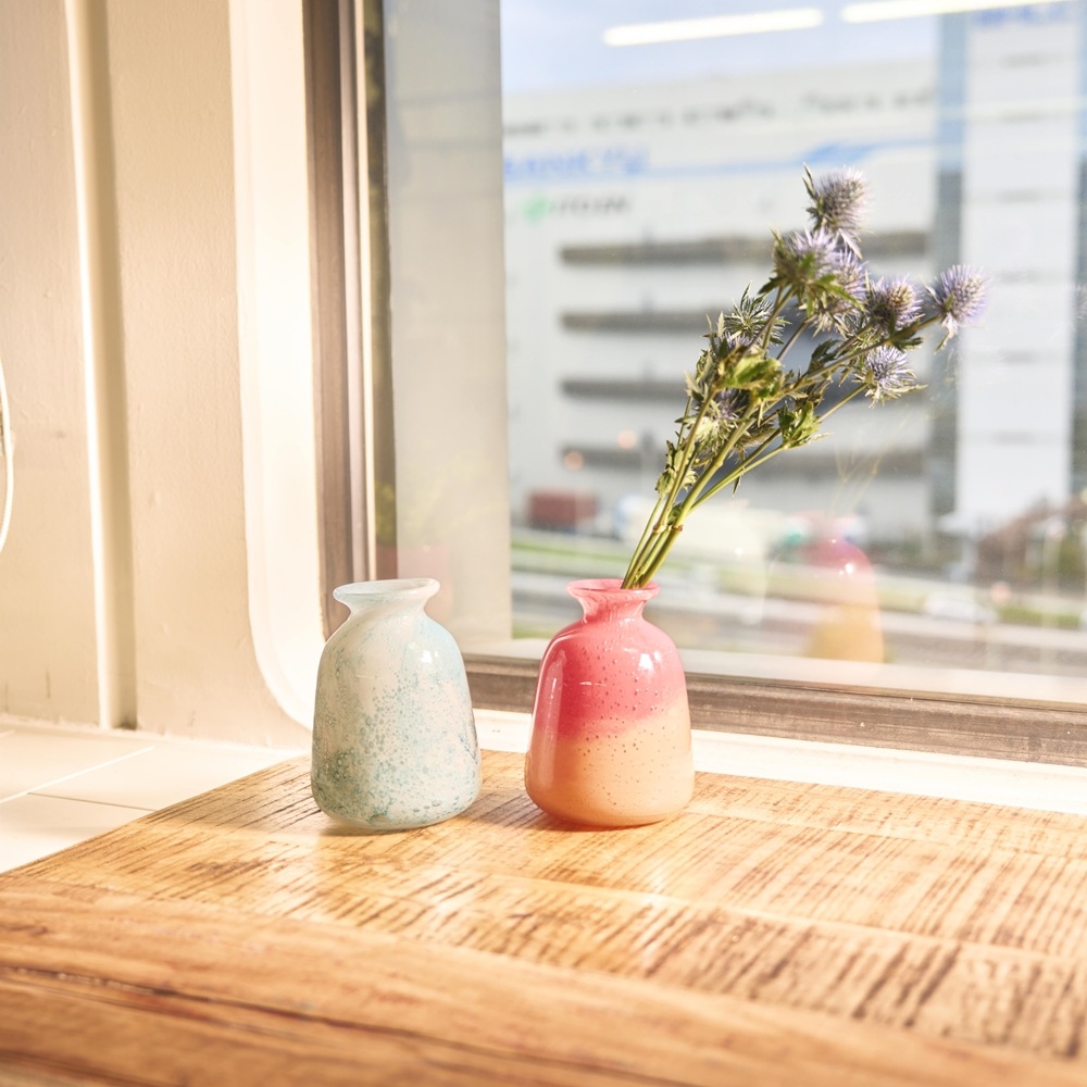 DGラヴィッシュボトルH16 コーラルサンセット | ガラスの花瓶・花器