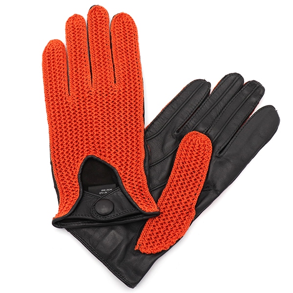 メローラ ディア赤メッシュドライビンググローブ フェラーリ別注元