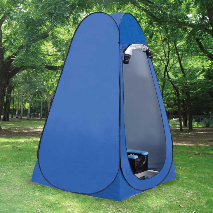 ワンタッチ式ルームテント＆簡易トイレセット｜ファミリー・ライフ公式通販