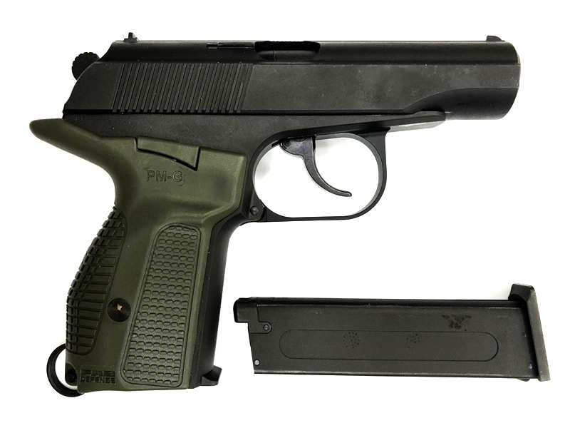 売り切れ【特選中古品】ガスブローバック KSC マカロフPMG HW グリーン