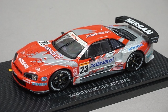 1/43 エブロ P414 ザナヴィ ニスモ GT-R JGTC 2003 #23, Boost Gear