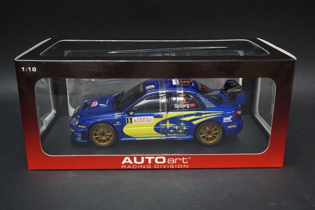 1/18 オートアート 80591 スバル インプレッサ Wrc 2005'P SOLBERG P
