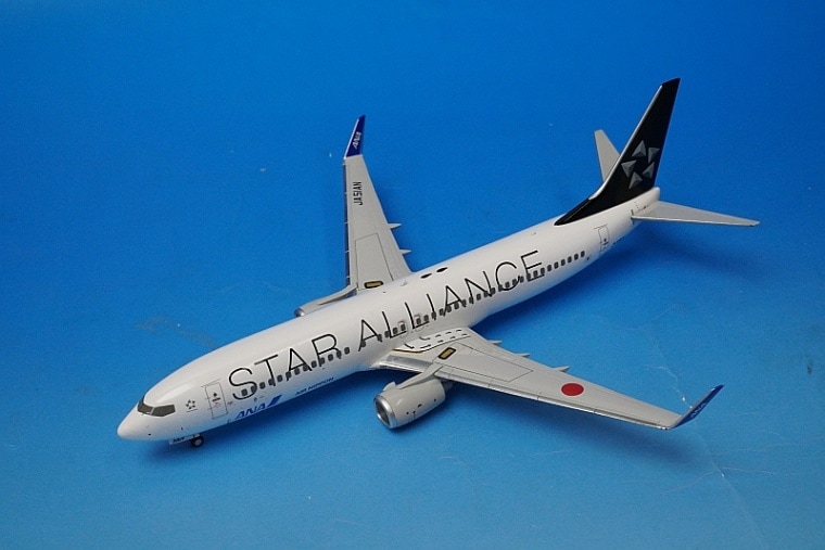 スターアライアンスメンバー飛行機模型 1/200 B737-800 ANA スタアラ