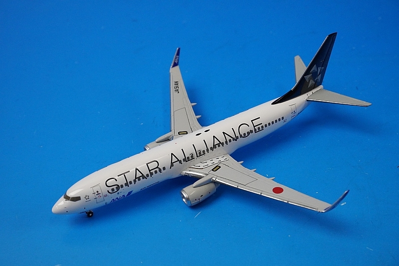 ANA B737-800 スターアライアンス塗装 1:400 JA51AN 全日空商事 B737