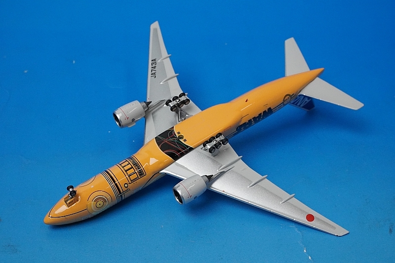 美品 ANA B777-200ER JA743A C3PO 1/400 1/400 B777-200ER ANA STAR WARS/