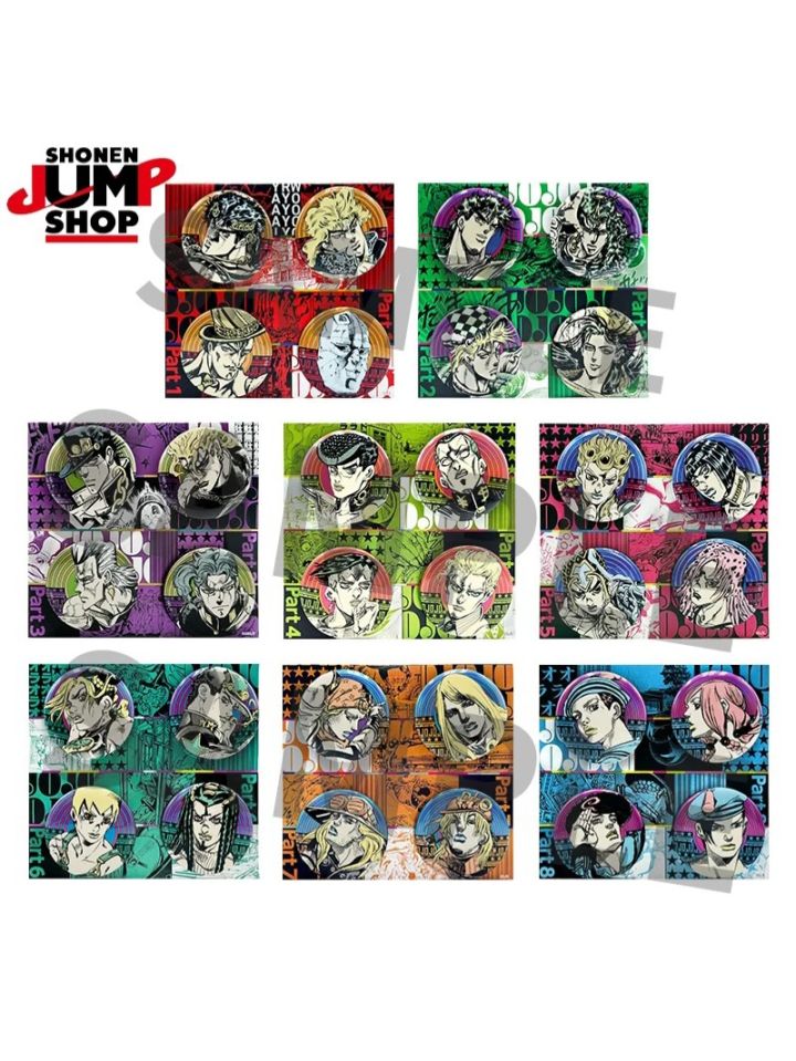 ジョジョワールド ホログラム缶バッジコレクション 6点セット ジョジョ