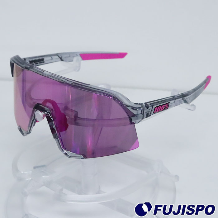 100% スポーツサングラス ピンク ケース付き ワンハンドレッド 100