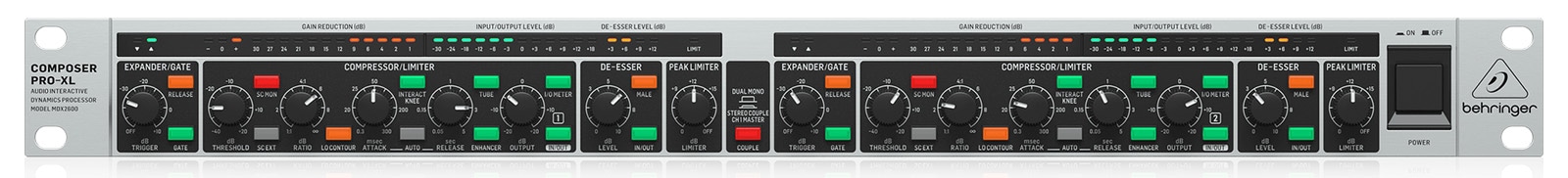 BEHRINGER MDX2600 V2 COMPOSER PRO-XL 2ch / ステレオコンプレッサー